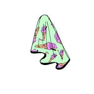 Mint Ice Cream Blanket