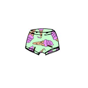 Mint Ice Cream Shorties