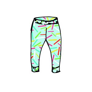 Blue Sprinkles  Leggings