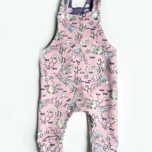 Little Fishes Dungaree Romper