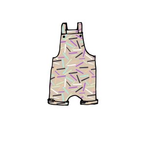 Coffee Sprinkles Shortie Romper