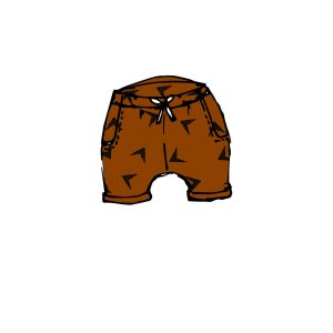 Ochre Arrowhead Pocket Shorts