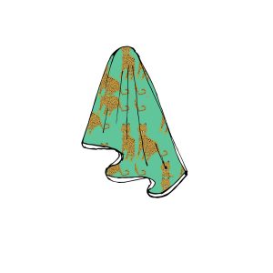 Aqua Leopard Blanket