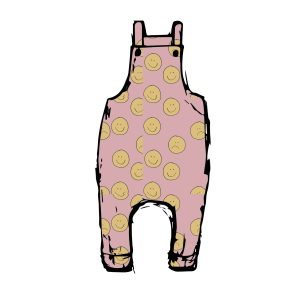 Smiley Dungaree Romper
