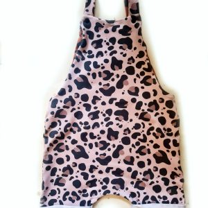 Neutral Leopard Print Shortie Romper
