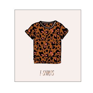 Rust Leopard Print T-shirt