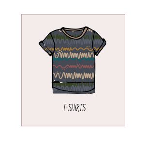 Doodle Stripe T-shirt