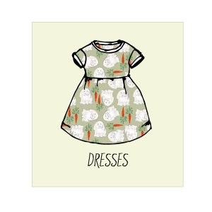Benjamin Bunny Print Dress