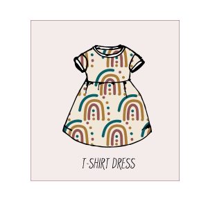 Rainbow Print Dress