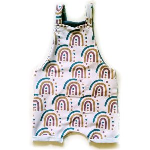Rainbow Shortie Romper