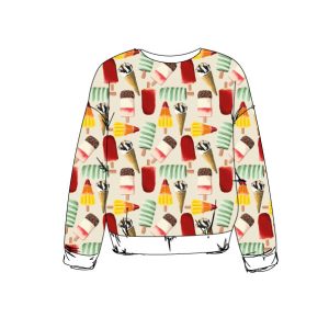 Ice Lolly Adults Oversized Sweatshirt