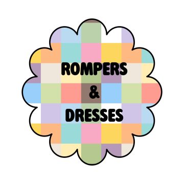 Spring check baby romper in pastel colours made from soft cotton